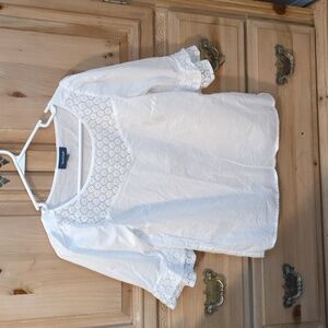 White Modcloth Blouse size small